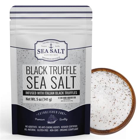 Truffle Salt Finishing Sea Salt Infused With Black