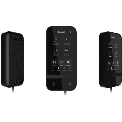 AJAX KeyPad TouchScreen Black Fibra Sklep Opinie Cena Eltrox Pl