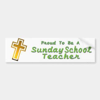 Sunday School Bumper Stickers - Car Stickers | Zazzle