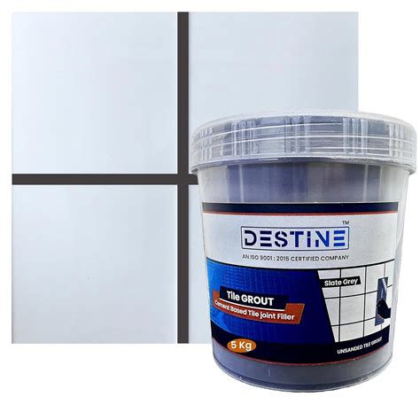 Destine™ Tile Grout 16 Colours 5 Kg Waterproof Cement Based Tile Joint Filler Crack