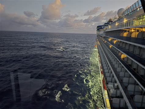 Crew From Pacific Encounter Rescue Sailors - Cruise Passenger