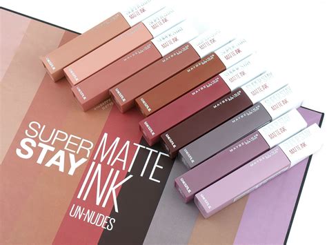 Maybelline Superstay Matte Ink Un Nudes Collection Review And