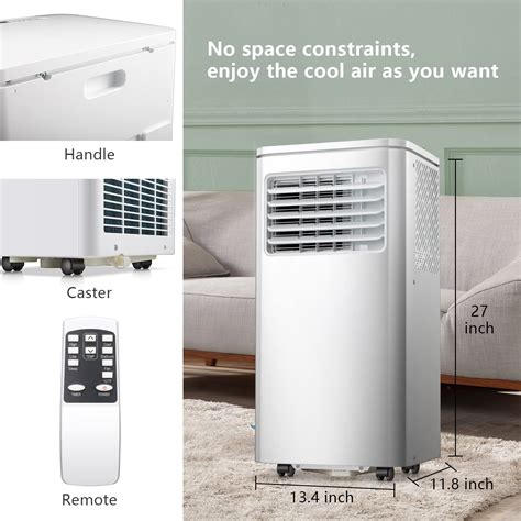 R W FLAME Portable Air Conditioner For Room With Dehumidifier Fan