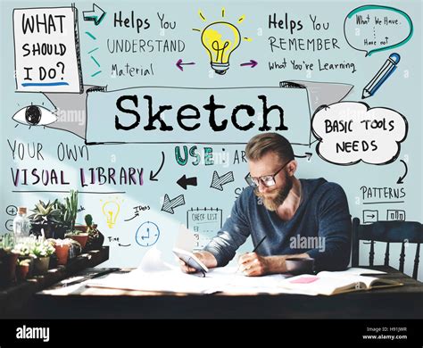 Sketch Notes Creative Drawing Design Graphic Concept Stock Photo Alamy