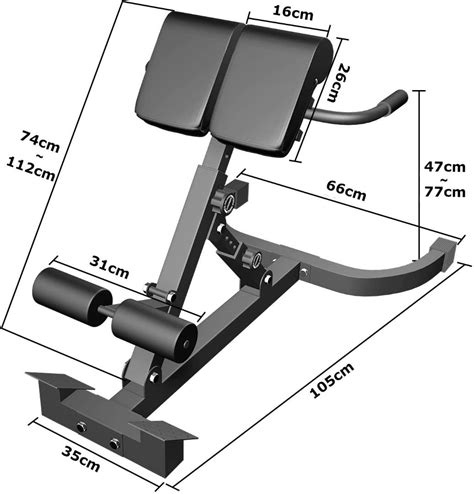 Multi Functional Bench For Full All In One Body Workout Hyper Back