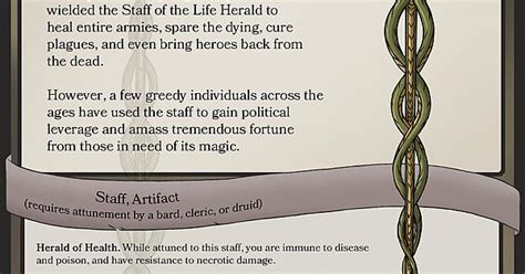 Staff Of The Life Herald Dnd Item Album On Imgur