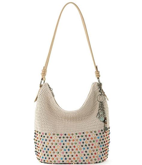 The Sak Sequoia Beaded Crochet Hobo Bag Dillards