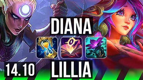 Diana Vs Lillia Jgl K Comeback K Dmg Solo Kills Games