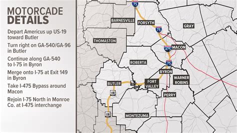 Rosalynn Carter Motorcade To Travel Through Central Georgia