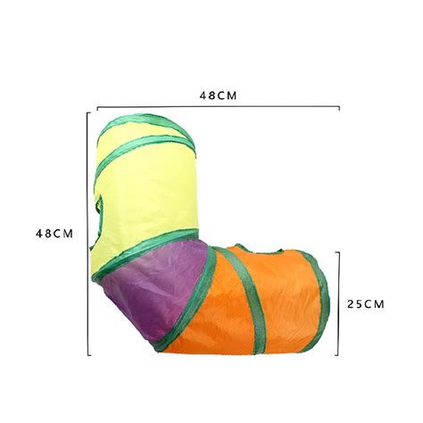 Brinquedo Para Pets Túnel Labirinto Para Gatos Colorido Top Shopee Brasil