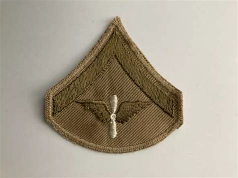 Ww2 Us Army Air Corps Enlisted Rank Insignia Private First Class Eur 2 83 Picclick Fr