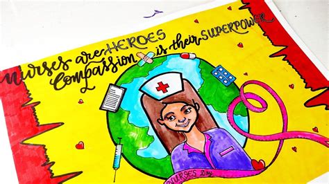 Happy Nurses Day Health Day Super Powers Easy Drawings Nursing