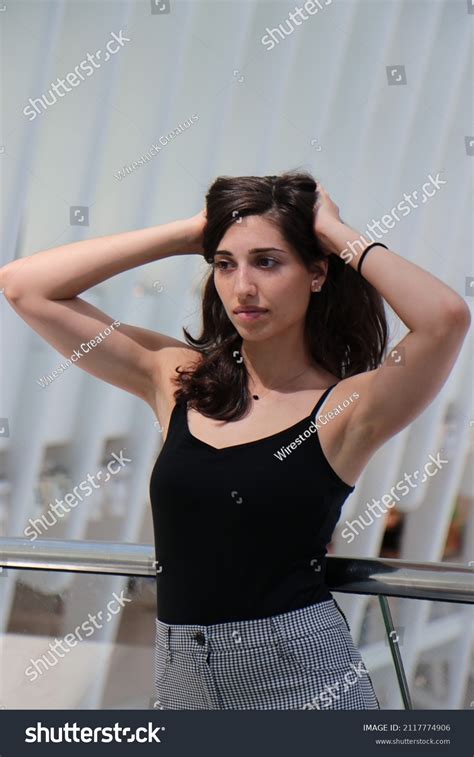 Beautiful Sexy Middle Eastern Woman Posing Stock Photo 2117774906