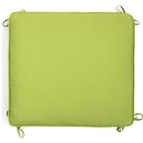 Sunbrella Canvas Ginkgo Large Outdoor Replacement Ottoman Cushion W