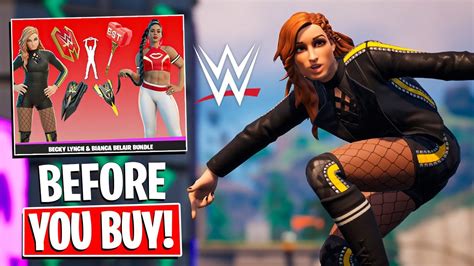 Wwe Becky Lynch Bianca Belair Review Fortnite Battle Royale Youtube