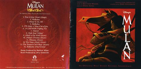 Mulan (1998) Original Soundtrack (Booklet) by kidsfan on DeviantArt