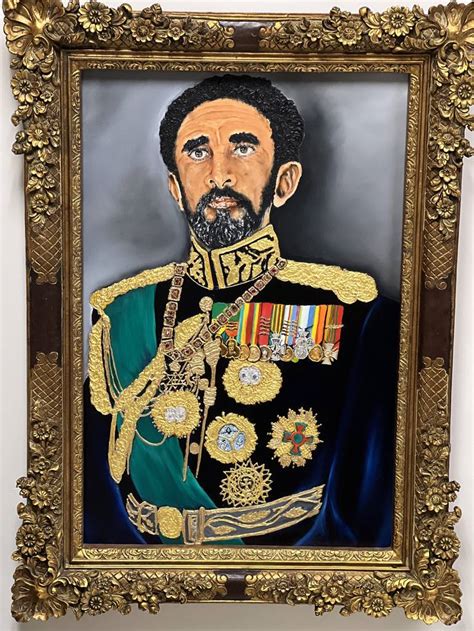 Haile Selassie Painting By Kelly Fawaz Saatchi Art