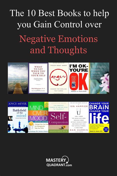 The 10 Best Books To Help You Gain Control Over Negative Emotions And