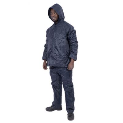 Rubberised Rain Suit Clearish Protective Workwear