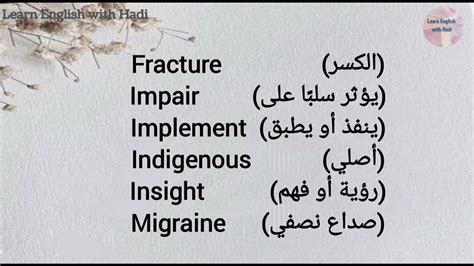 احفظ معنا 50 كلمة انجليزية بطريقة التكرار English Words Youtube