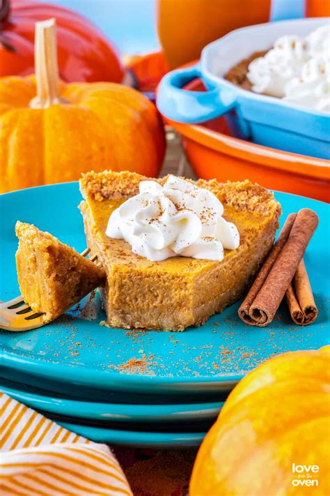 Pumpkin Pie With Graham Cracker Crust Love From The Oven