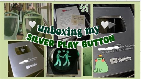 Unboxing Silver Play Button YouTube