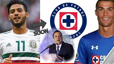 FICHAJE BOMBA CONFIRMADO CARLOS VELA SERÍA NUEVO JUGADOR DE CRUZ AZUL