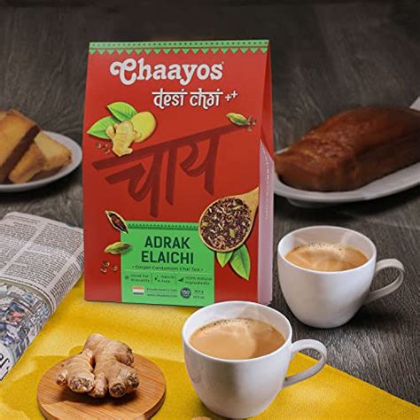 Chaayos Adrak Elaichi Tea Ginger And Cardamom Premium Desi Chai