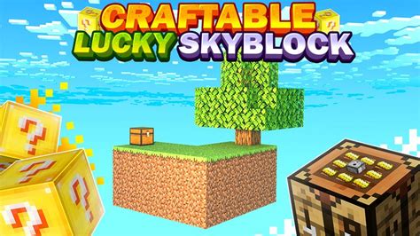 Craftable Lucky Skyblock By Fall Studios Minecraft Marketplace Map