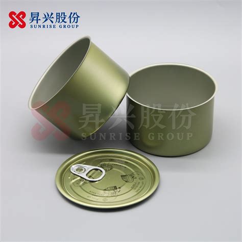 Sunrise 250g Two Piece Draw Redraw Steel Tin Can With Eoe For Seafood