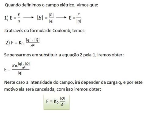 Formula Para Calcular Campo Eletrico Printable Templates Free