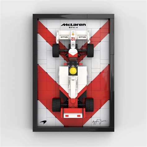 LEGO IDEAS - Building a Legend - Ayrton Senna MP4/4 Tribute Frame