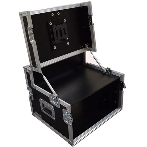 5u 19 Rack Flight Case With Hinged Top VESA Mount