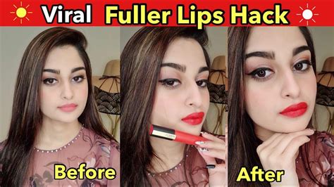 Viral Fuller Big Lips Hack👄 Works💯😍 Shorts Youtubeshorts Ashortaday