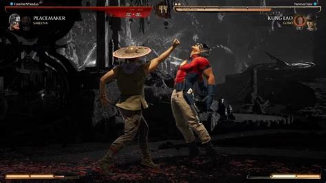 Kung Lao Goro Vs Peacemaker Sereena Kombat League Season Youtube