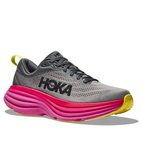 Hoka Women's Bondi 8 Castlerock/Strawberry