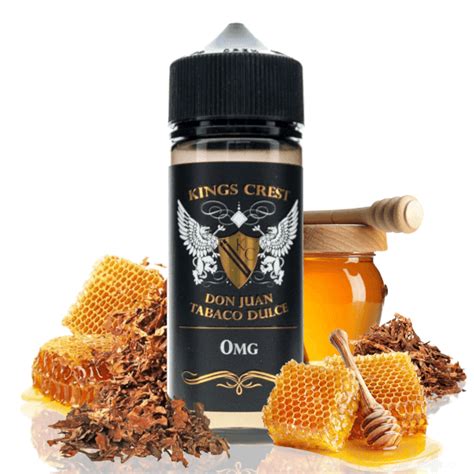 E Liquid Kings Crest Don Juan Tabaco Dulce Ml