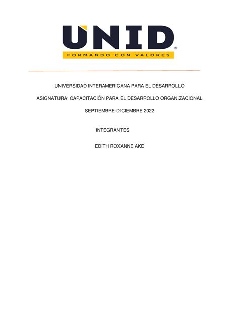 Analisis CASO 1 - UNIVERSIDAD INTERAMERICANA PARA EL DESARROLLO