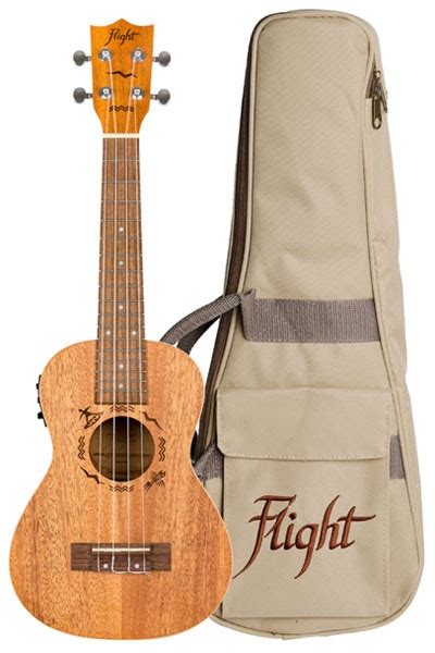 Flight Dus Koa Ukulele Sopranowe Riff Net Pl