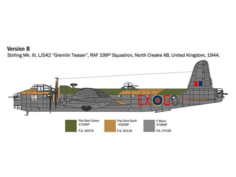 Italeri Short Stirling Mk III 1 72 IT 1462 Astra