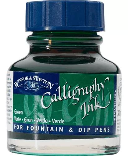 Tinta Para Caligrafia Desenho Winsor Newton Verde Ml Mercadolivre