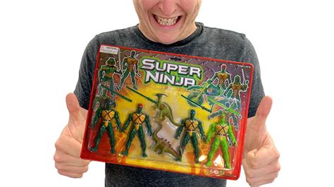 Unboxing Super Ninja Action Figures Bonus Youtube