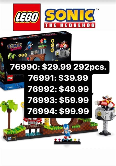 Five Sonic Lego Sets Leaked According To PromoBricks Blog | TechRaptor