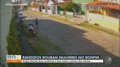 Bahia Meio Dia Salvador Homens Assaltam Mulheres No Bairro Do