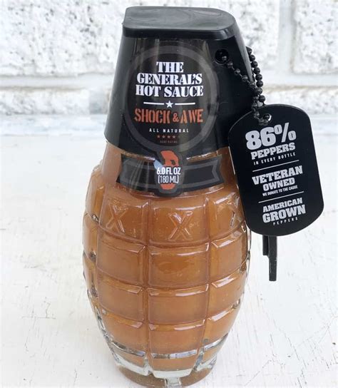 Shock Awe The Generals Hot Sauce Peggy S Gifts Accessories