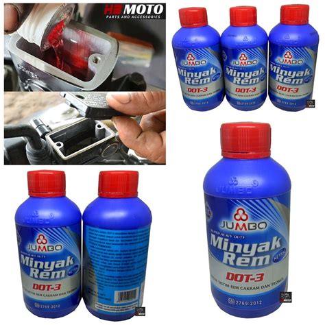 Jumbo Minyak Oli Rem Jumbo Dt Ml Untuk Semua Motor Lazada