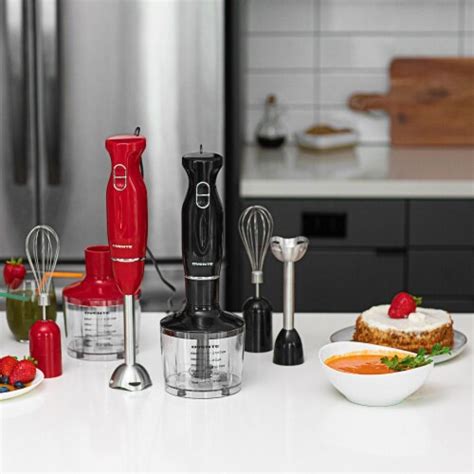 Ovente Multi Purpose Hand Blender Immersion Blender Set 15 4 In Kroger