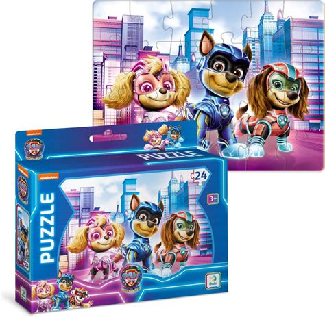 Paw Patrol The Mighty Movie Puzzel 3 24 Stukjes Paw Patrol