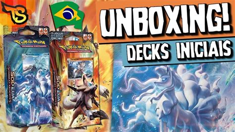 UNBOXING Decks Iniciais Sombras Ardentes Pokémon TCG YouTube