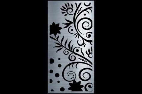 Floral Pattern Dxf Svg Cdr File Vector For Cnc Plasma Router Laser Cut